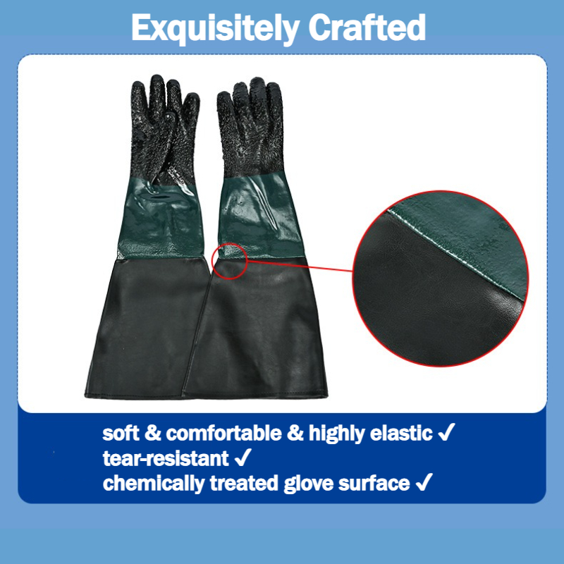 Rubber Sandblaster Gloves for  – Sandblaster Cabinet Bewertung und Preis