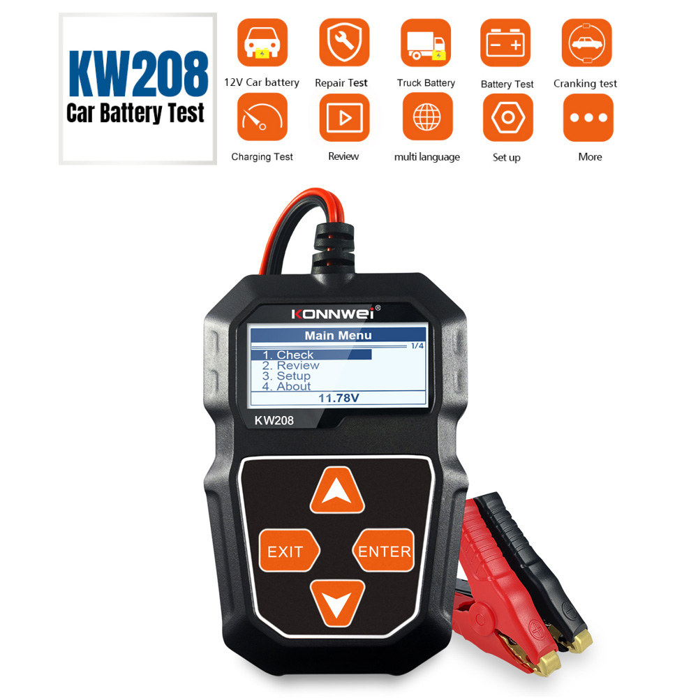 KONNWEI KW208 12V Car Battery  – Battery Load Tester Bewertung und Preis