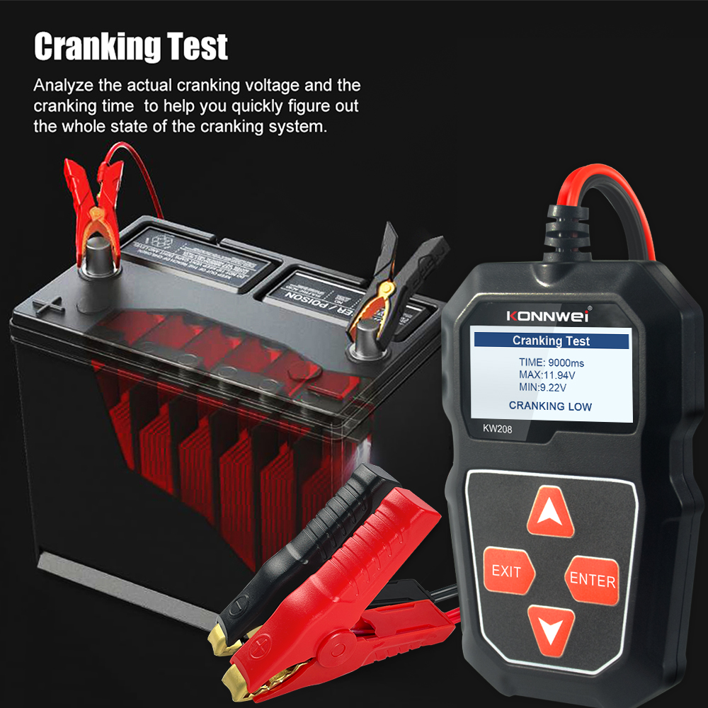 KONNWEI KW208 12V Car Battery  – Battery Load Tester Bewertung und Preis
