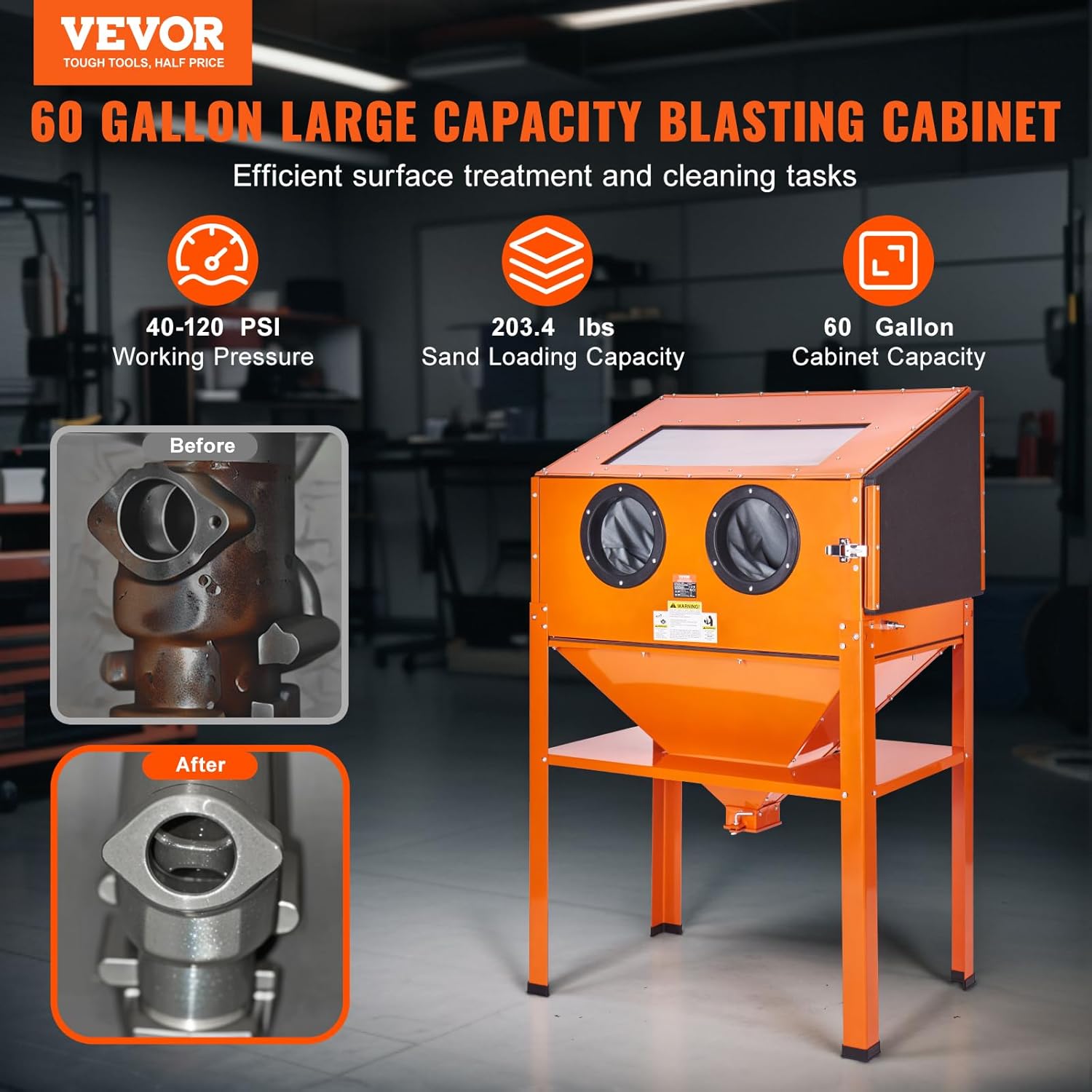 Blasting Cabinet with Stand,   – Sandblaster Cabinet Bewertung und Preis