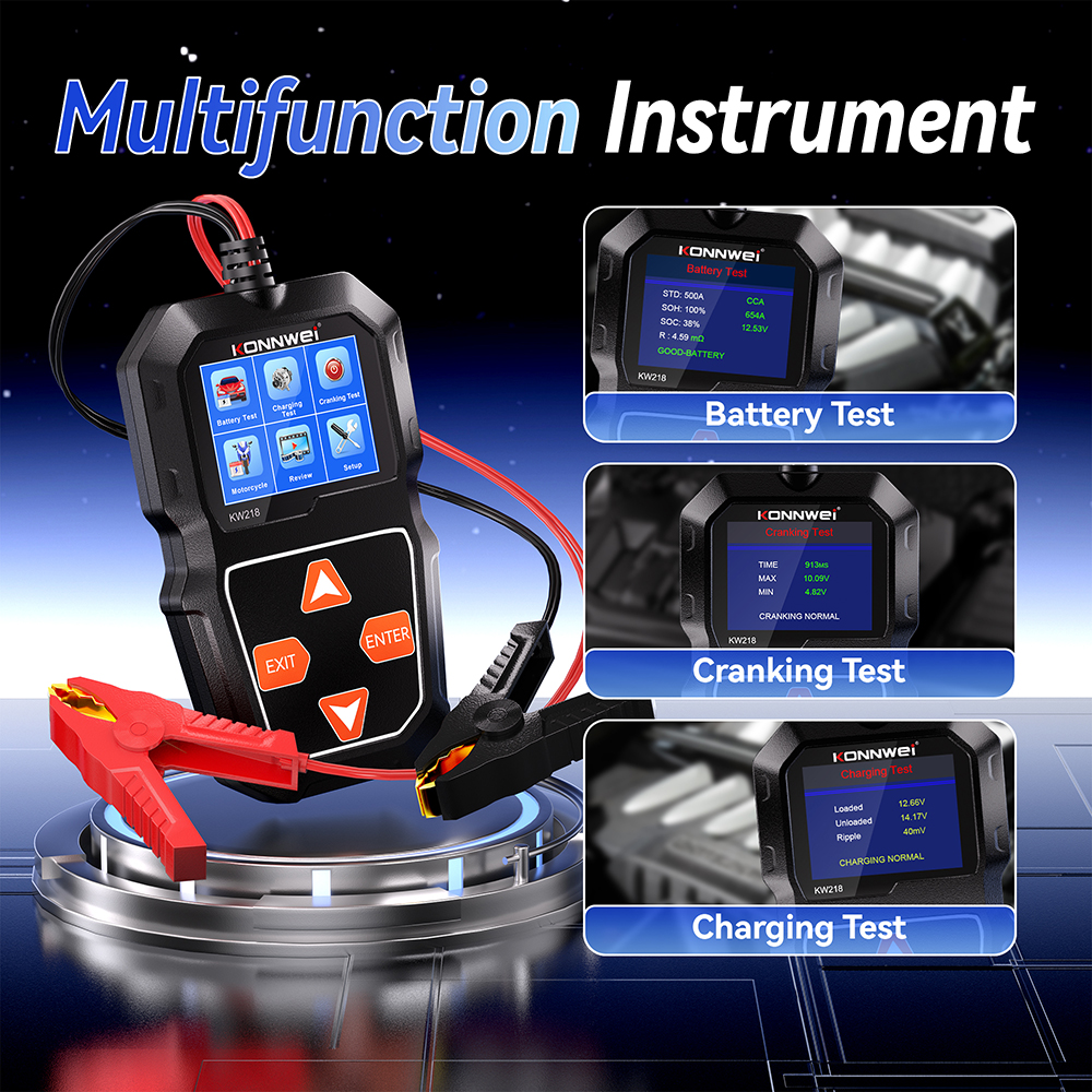 KONNWEI KW218 6V 12V Car & Mot – Battery Load Tester Bewertung und Preis