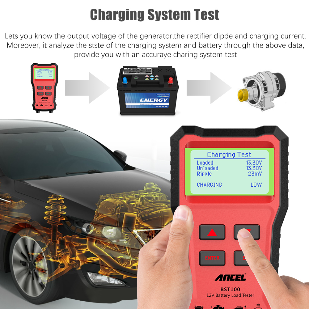 ANCEL BST100 12V Battery Teste – Battery Load Tester Bewertung und Preis